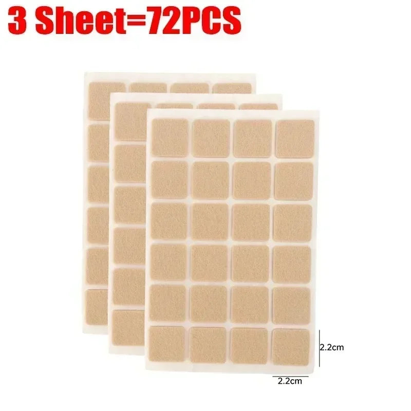 Self-Adhesive Felt Chair Leg Pads – Non-Slip Furniture Protectors for Hardwood Floors, Anti-Scratch Table & Chair Bottom Covers