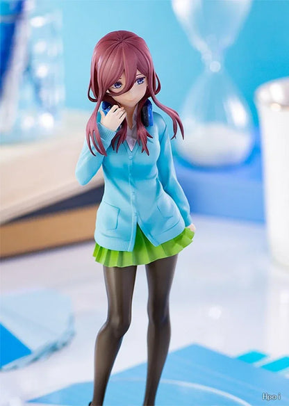 18cm Quintessential Quintuplets Anime Figure – Nakano Ichika Nino Itsuki PVC School Uniform Doll Toy