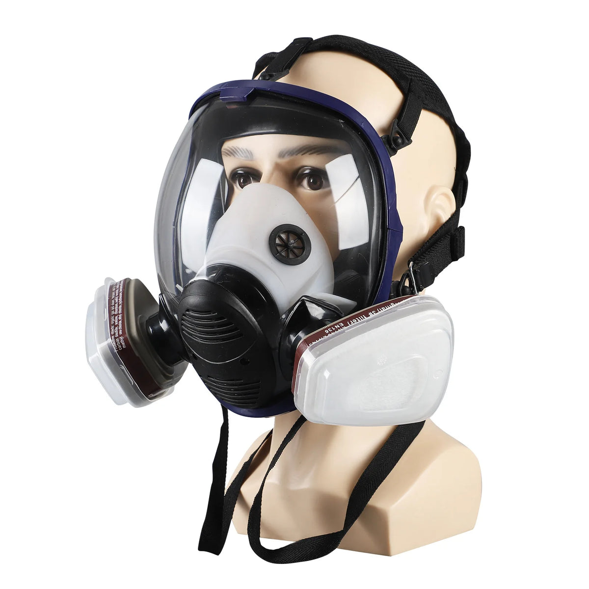 Silicone Full Face Respirator Mask 6800 – 15-in-1 Gas, Dust & Chemical ...