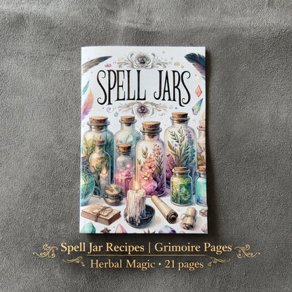 77-Page Witchcraft Grimoire Book of Shadows – Moon Phases, Herbal Lore & Spells Gothic Dark Academia Witch Journal Kit