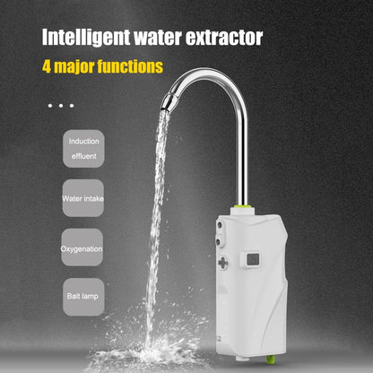3-in-1 Hand-Washing Fishing Gear - Portable Intelligent Sensor Water Oxygen Air Pump, 2600mAh with Auto Induction LED Light for Fishing