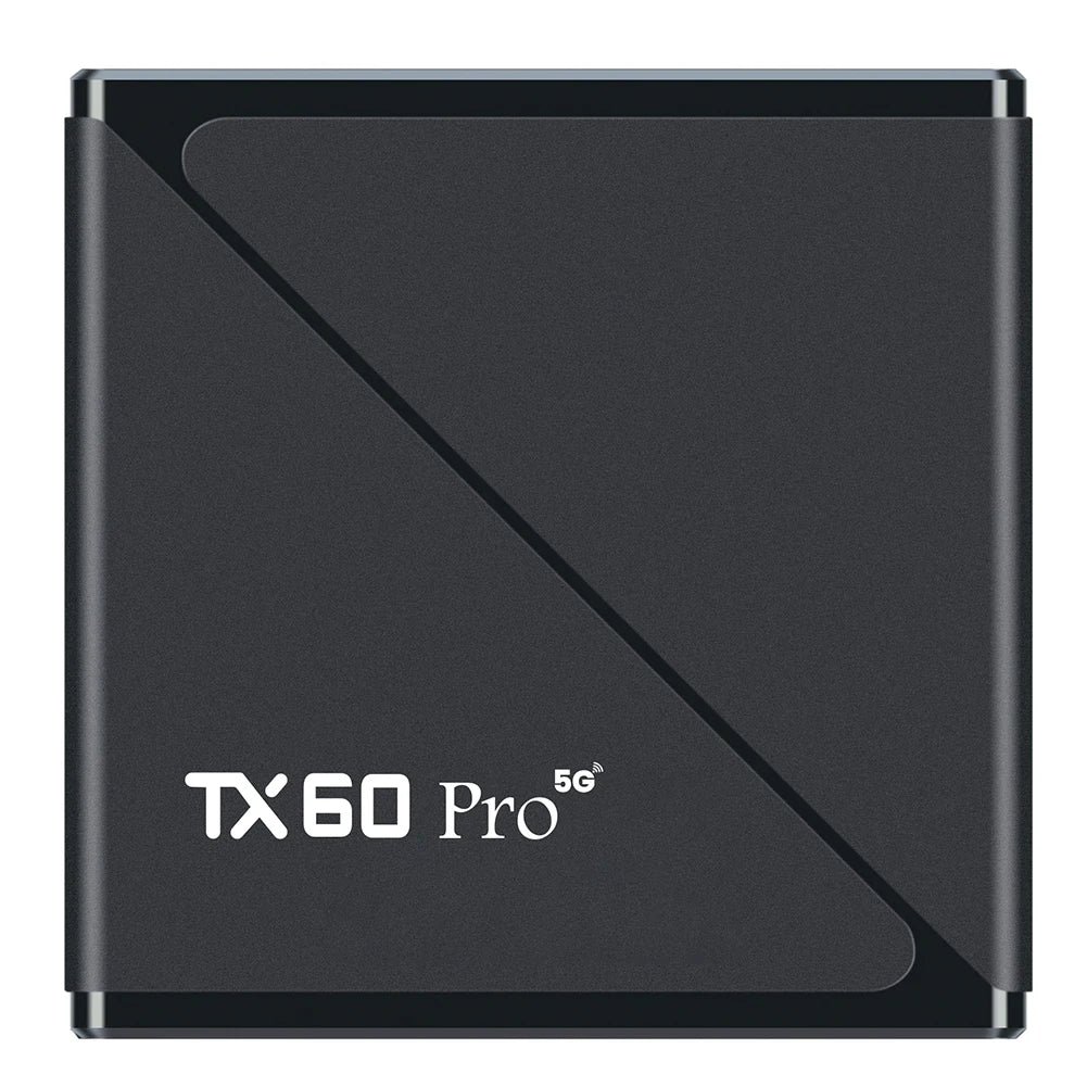 Android 16 Smart TV Box — Allwinner H313 Quad-Core, Dual WiFi 2.4G/5G, 14K Media Player with Voice Remote (16G/256G)