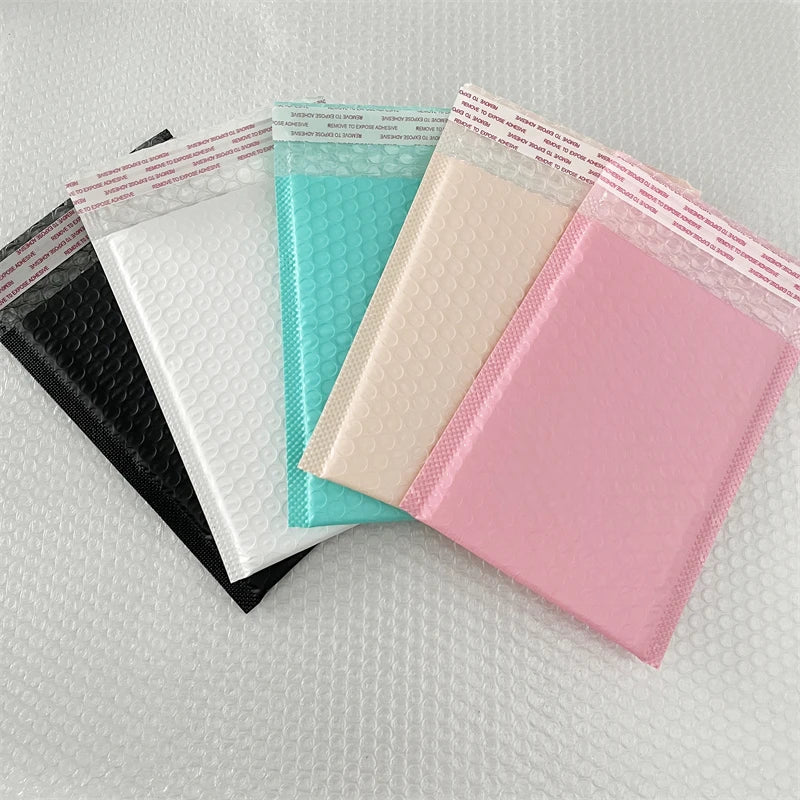 10 Pack 25x30cm Self-Seal Bubble Mailers - Waterproof Padded Envelopes for Secure Shipping and Packaging