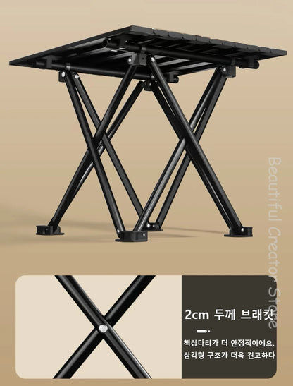 Outdoor Camping Table – Ultra Lightweight Folding Picnic, Egg Roll, Portable Coffee Table for Rent House