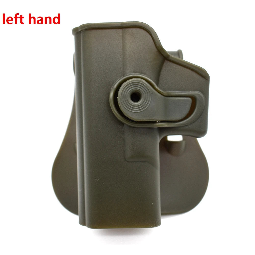 Left Hand Gun Holster – IMI Glock Pistol Case for Gen 1-4 Glock 17, Waist Holster with 9mm Mag Pouch, Hunting Accessories