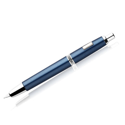 Majohn A1 Press Fountain Pen - Retractable EF Nib 0.4mm, Metal Matte Black Ink Pen with Converter, Ideal Student Gift