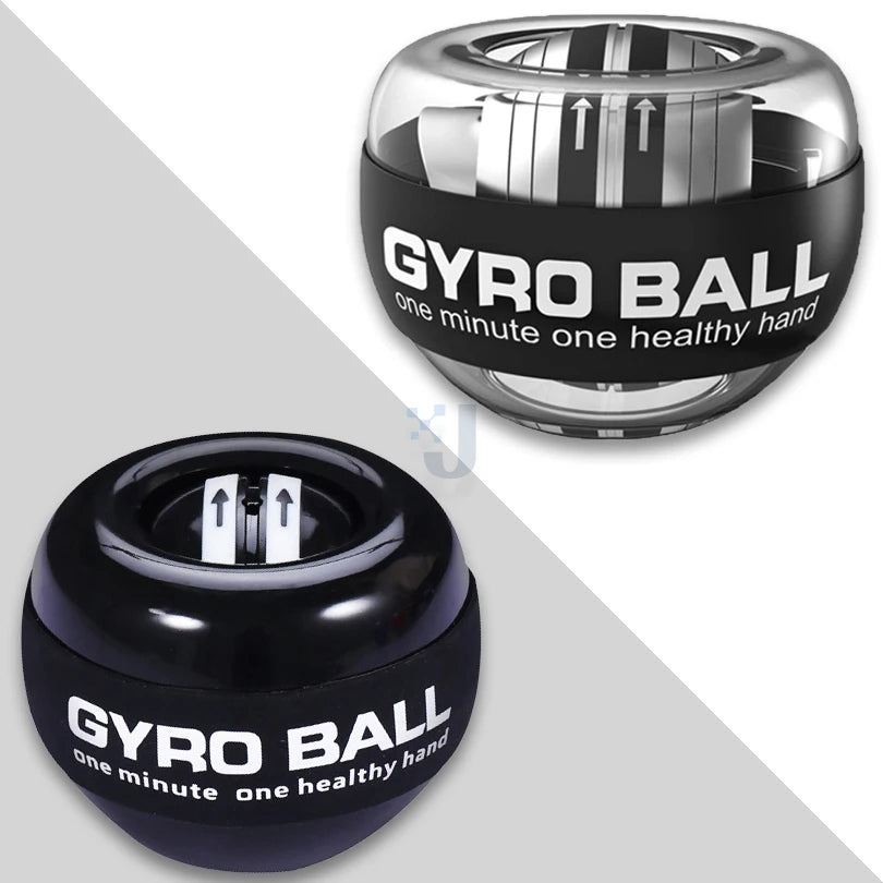 Gyroball Powerball Forearm Exerciser — Gyroscope Muscle Trainer for Wrist & Hand Fitness