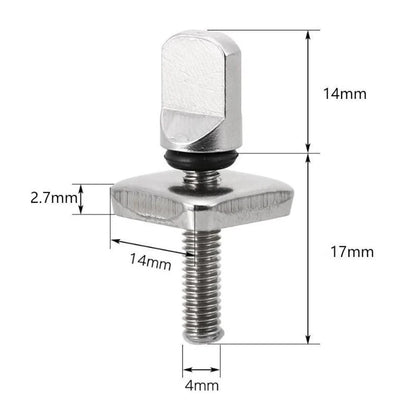 316 Stainless Steel Screw Fin Box – SUP Surfboard Fin Fixing Accessory for US Fin Box