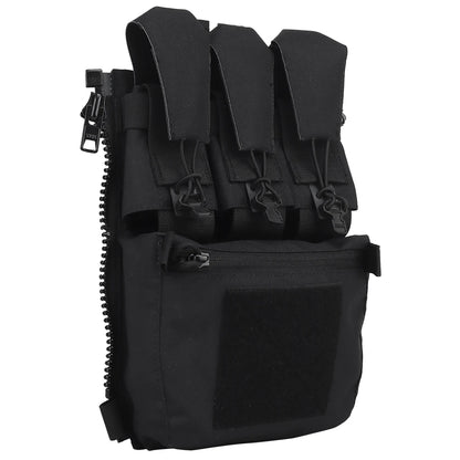 Assault Adapt Banger Back Panel Zip-On Rear Pack – Tactical Vest FCPC V5 Plate Carrier Accessories Bag with GP Pouch & Multitools Pocket