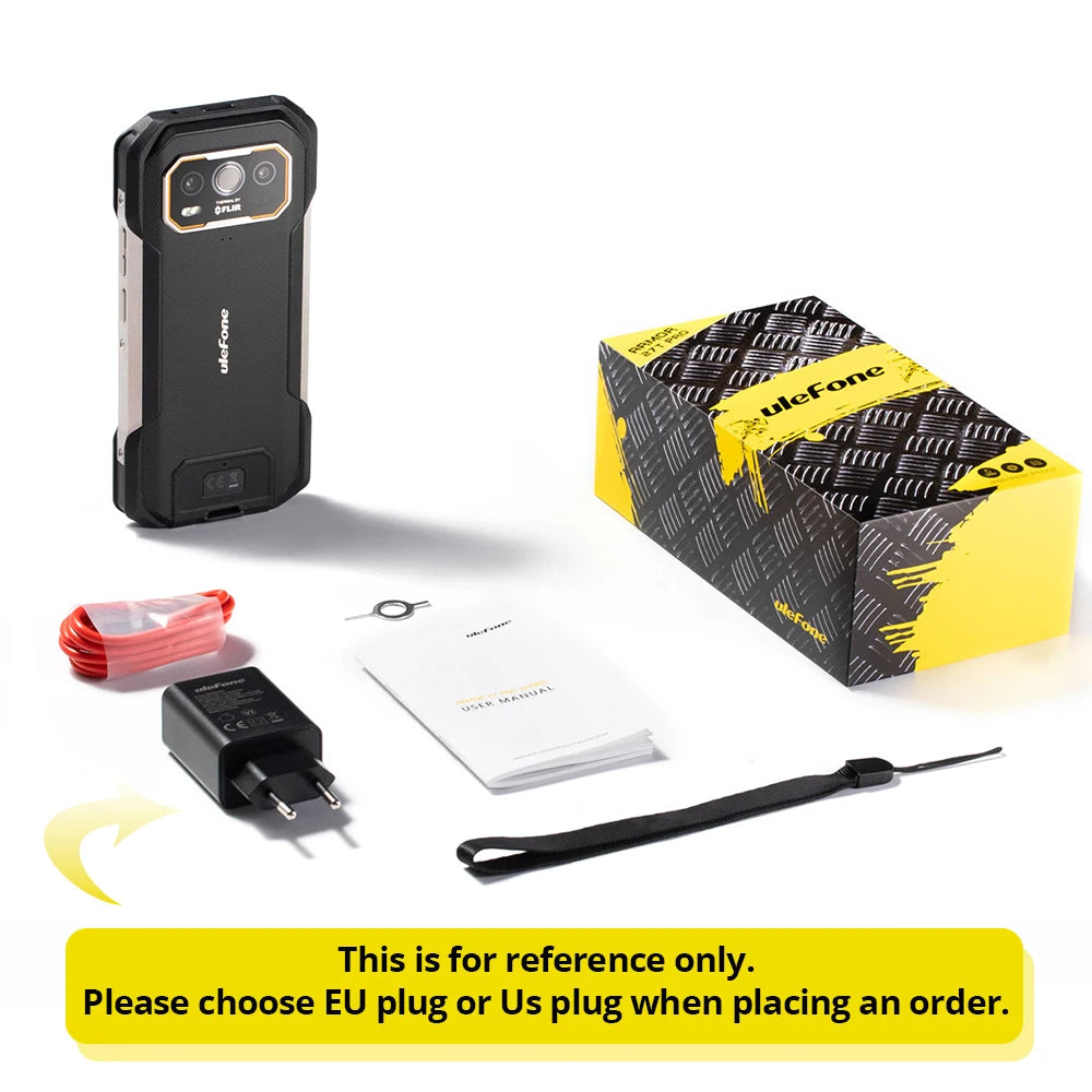 Ulefone Armor 27T Pro 5G Rugged Smartphone – 10600mAh, Android 14, 50MP+64MP Night Camera, 6.78" 120Hz, 24GB+256GB, NFC