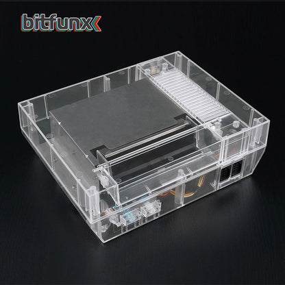 Bitfunx Transparent Replacement Shell – Protective Housing for NES Nintendo Console