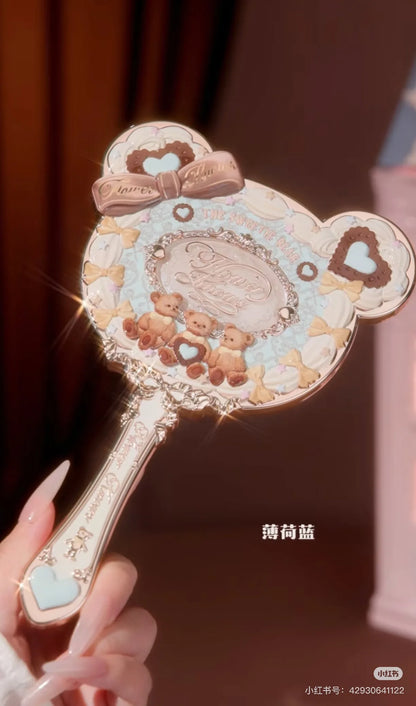 Flower Knows Butterfly Cloud Collar Makeup Mirror – Compact Handheld Mirror