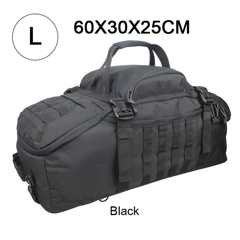 LQARMY Tactical Military Backpack – 30L/45L/80L 3-in-1 Gym, Camping, Travel Bag