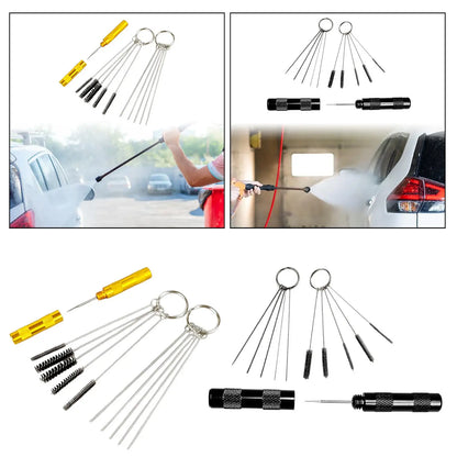 Airbrush Cleaning Kit with Cleaner Brush – For Equipment, Auto Parts & Thin Tube Cleaning