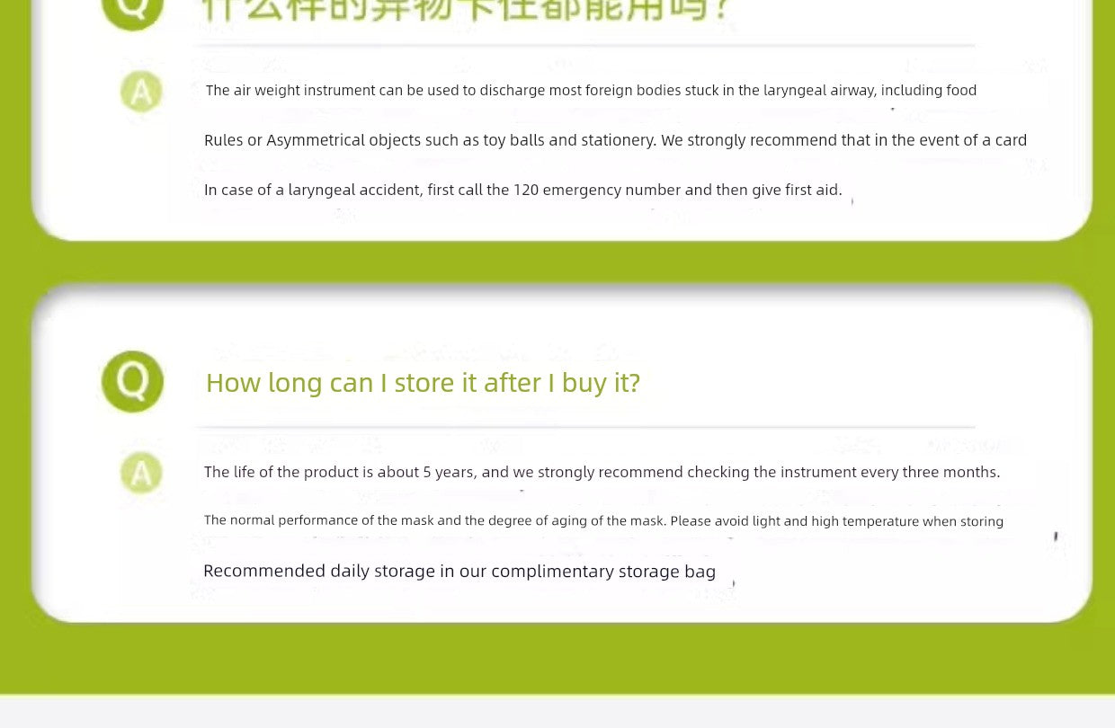 Anti-Choke First Aid Heimlich Device – Portable Anti-Suffocation Tool for Babies, Children & Elderly – Official Authentic Product