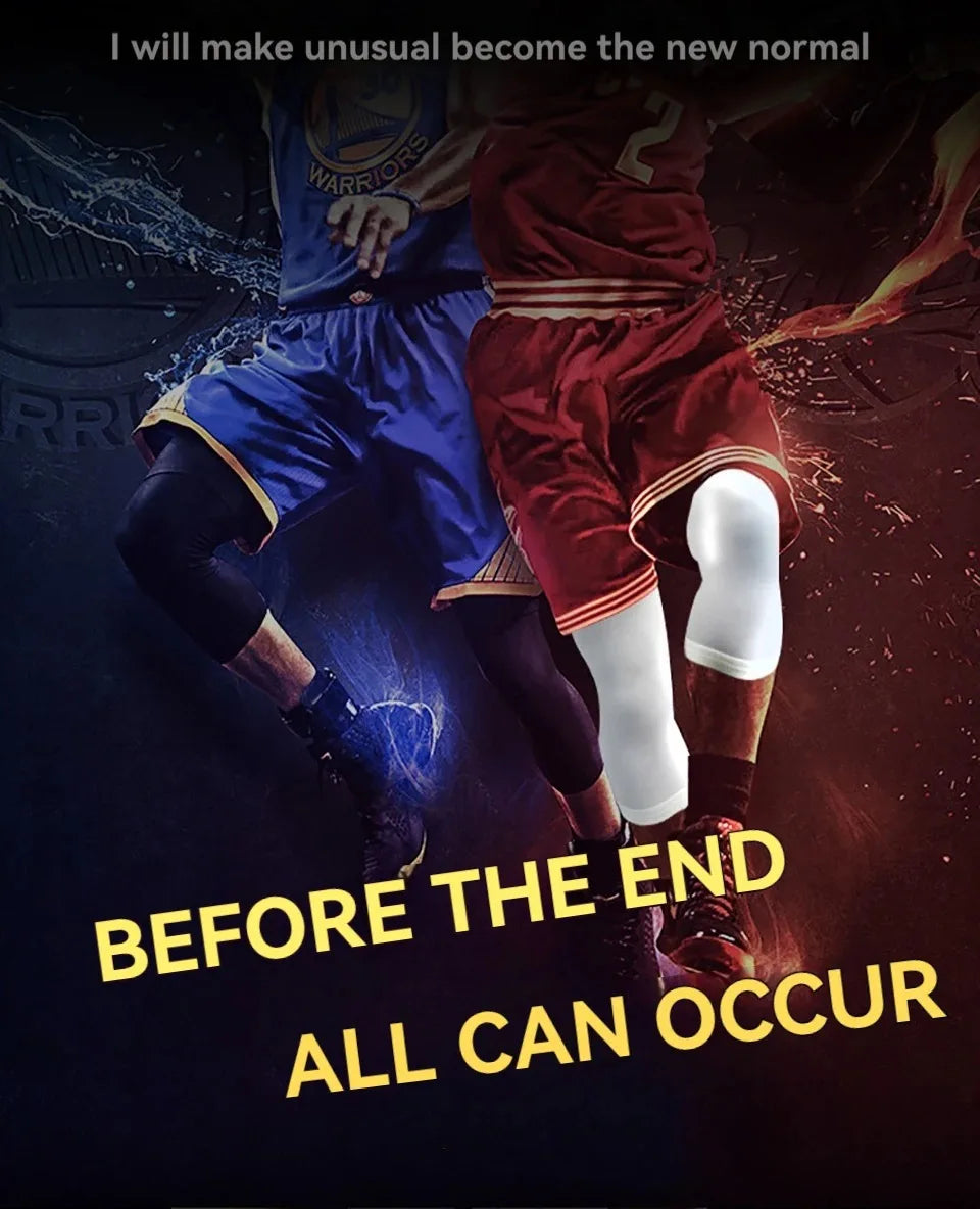 Basketball Knee Pads – Unisex Elastic Compression Leg Sleeves for Running, Cycling & Outdoor Sports