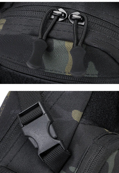 Men’s Tactical Camping Chest Bag – Outdoor MOLLE Sling Shoulder Pack for Hiking, Cycling, Fishing & Climbing