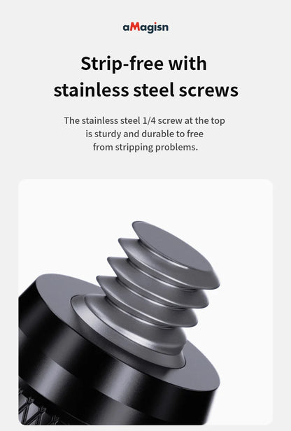 aMagisn 3M Invisible Selfie Stick - 1.2M Carbon Fiber Telescopic Monopod for DJI, GoPro, Insta360 X3/X4 Accessories