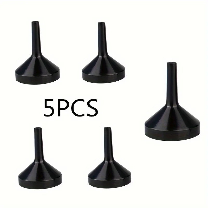 1/3/5PCS Mini Refillable Perfume Bottle Funnels — Travel Perfume Bottles with Bottom Fill Dispenser