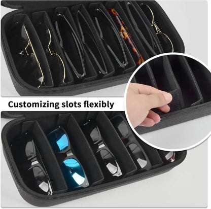 Travel Sunglasses Organizer Case for Quay Polarized Sunglasses – Men & Women Trendy Sunglass Storage Holder (Bag Only)