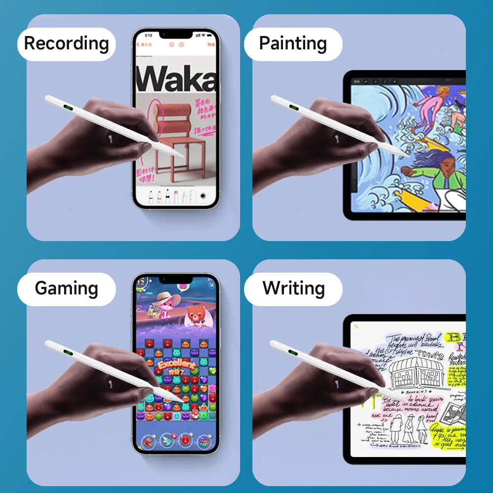 Universal Touch Screen Pen - Stylus for iPhone, iPad, Apple, Huawei, Samsung, Magnetic and Tilt Sensitive