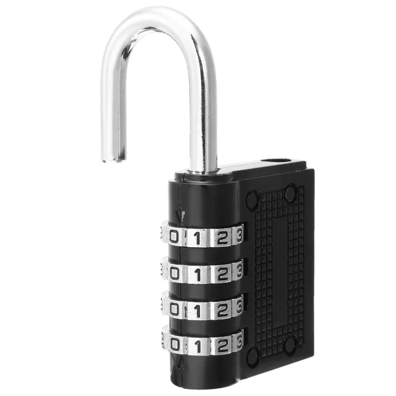 Metal 4-Digit Code Lock – Waterproof Outdoor Padlock for Suitcases, Luggage, Home Lockers & Room Security
