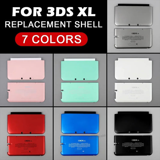 7-Color 3DS XL/LL Replacement Faceplate – Front & Back Housing Shell Cover for 3DSLL/3DSXL Gaming Console