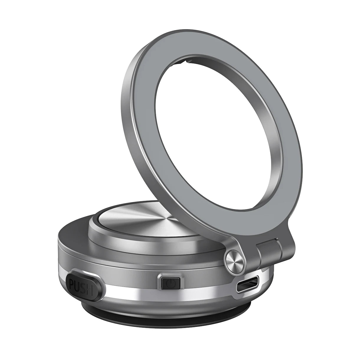 Car Phone Holder Magnetic Mount – 360° Rotating Strong Magnet Vacuum Adsorption for iPhone 12-16 Pro Max