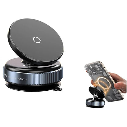 Vacuum Magnetic Car Phone Holder – Universal Suction Cup, Mirror & Shower Stand for iPhone 16/15/14/13/12 Pro Max, Samsung