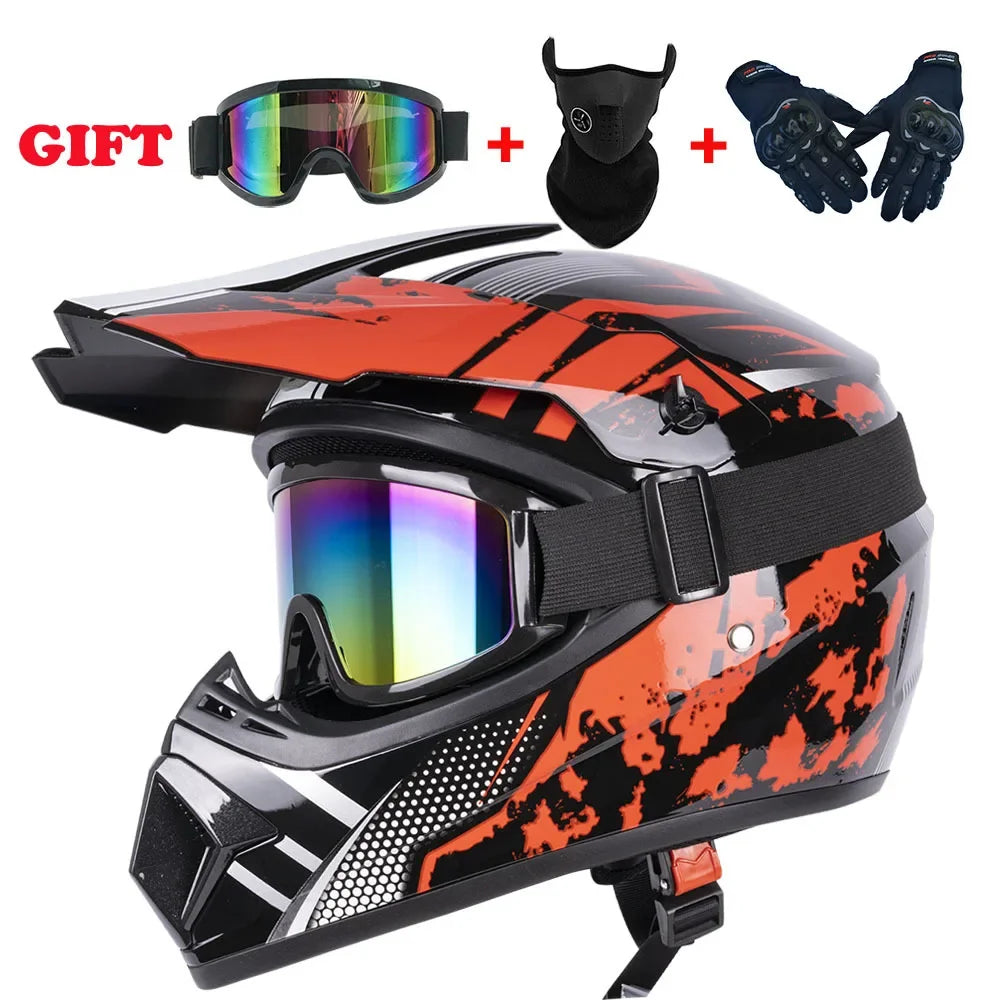 Full Face Off-Road Motorcycle Helmet – Downhill AM DH Cross Motocross Capacete Casco   2/2