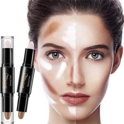 Professional Makeup Base Foundation Cream – Full-Coverage Concealer & Contouring Bronzer for Women