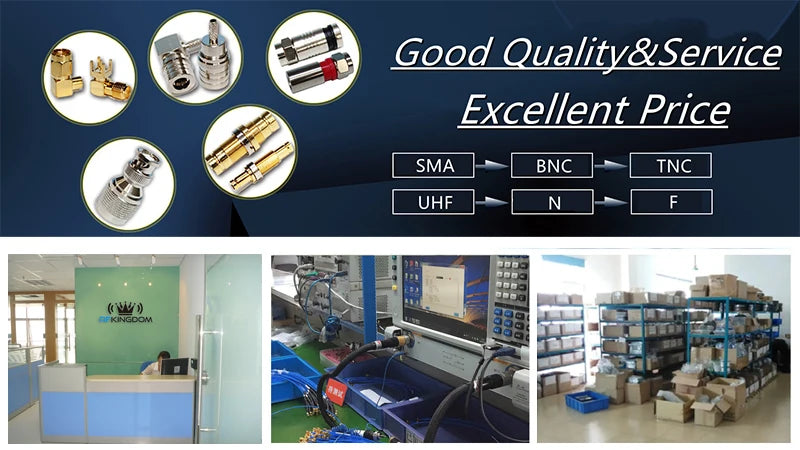 Black BNC Female to SMA Female Adapter – Antenna Connector for Baofeng UV-5R Series Radios (UV-5RA/5RB/5RC/5RD)