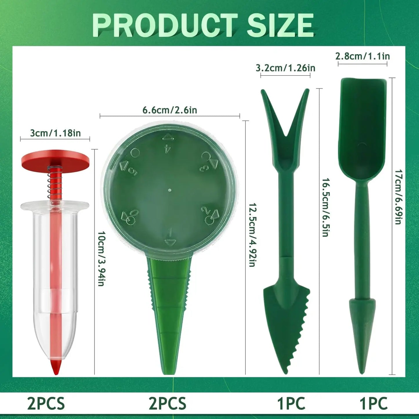 Mini Manual Seeder – Adjustable Handheld Gardening Tool for Planting Seeds, Flowers & Small Plants