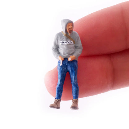 RM 1:64 City Motorcycle Mini Figure Model – Micro Scene Collectible Toy