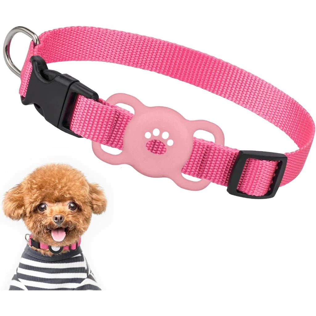Airtag Dog Collar Holder – Silicone Protective Case for Apple AirTag, Full Body Cover Fits All Collar Sizes