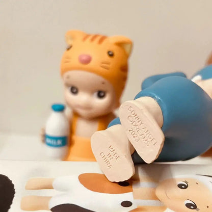 Sonny Angel Blind Box, Cat Life Series Mini Cat Action Figures, High-Quality Ornaments, Dolls for Fans, Children’s Christmas Gift