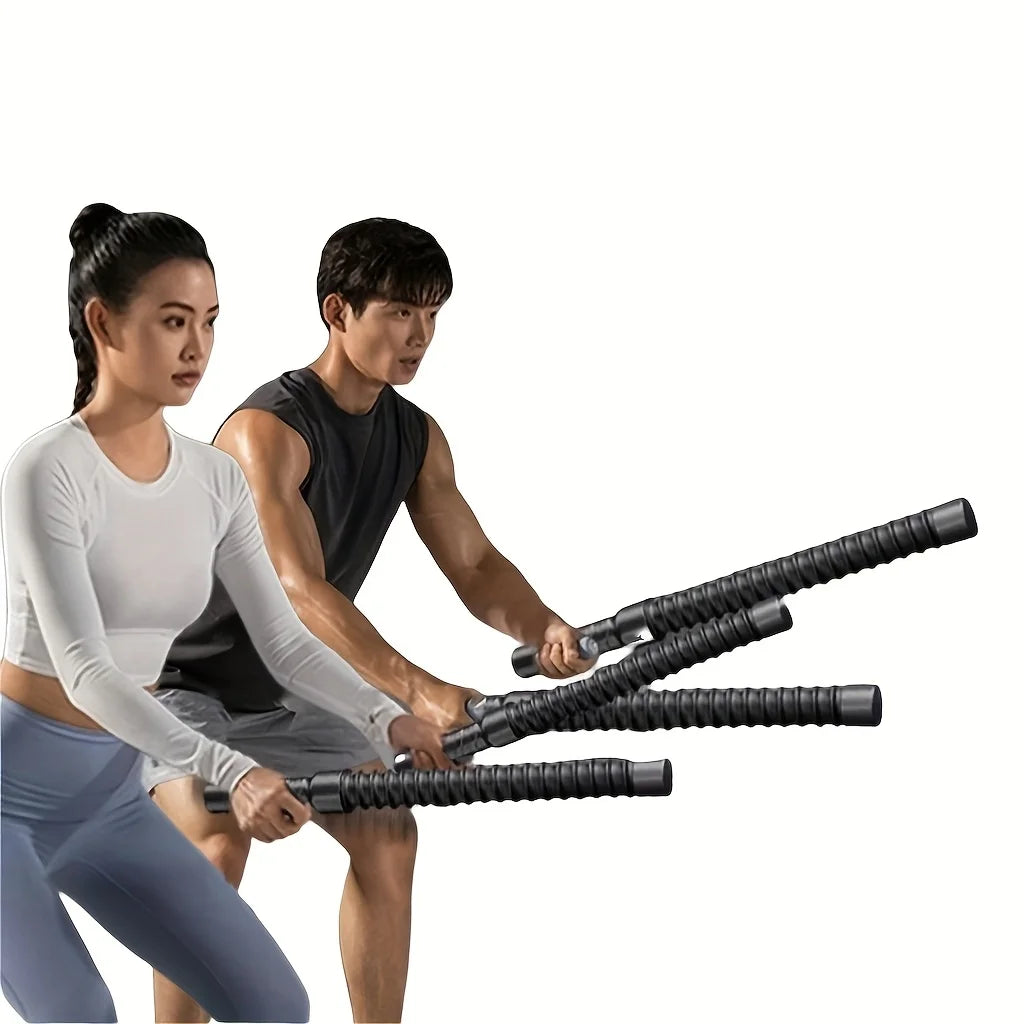 2PC Strength Training Grip Bar — Ergonomic Spring Arm Expander for Bic ...