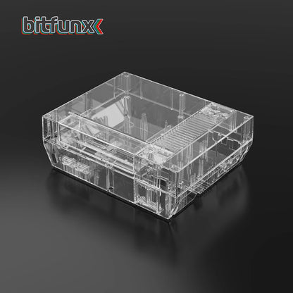 Bitfunx Transparent Replacement Shell – Protective Housing for NES Nintendo Console