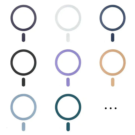 MagSafe Magnetic Plate Ring – Universal Metal Sticker for Wireless Charging & Car Holder Support