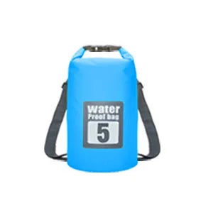 Outdoor PVC Waterproof Dry Bag – 5L/10L/15L/20L/30L Storage Sack for Canoe, Kayak, Rafting, Swimming & Travel