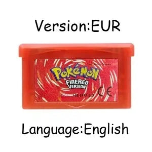 GBA Pokémon 32-Bit Game Cartridges – Emerald, FireRed, LeafGreen, Ruby & Sapphire, Multi-Language
