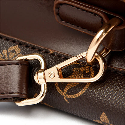 Luxury Women’s Leather Handbag – Large Capacity Shoulder & Crossbody Designer Bag