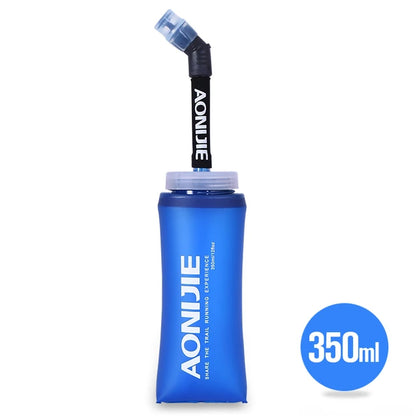 AONIJIE Soft Flask Water Bottle — 250ml/500ml Folding, Collapsible, TPU BPA-Free for Running Hydration Packs, Waist Bags & Vests (SD09/SD10)