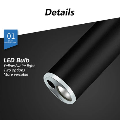 USB Rechargeable Medical Pen Light | Mini Nursing LED Flashlight with Stainless Steel Pocket Clip