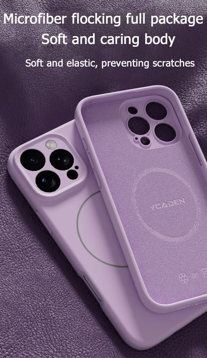 Original Liquid Soft Silicone MagSafe Case — Magnetic Wireless Charging Cover for iPhone 11–16 Pro/Max/Plus