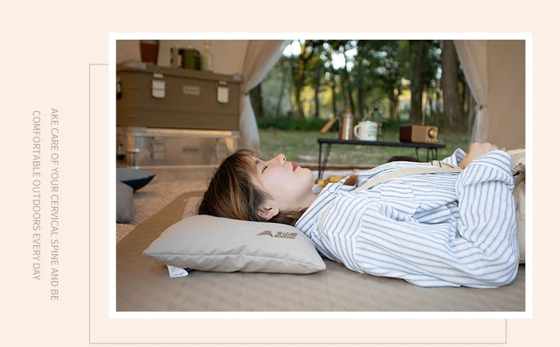 BISINNA Ultralight Outdoor Camping Pillow – Compressible Portable Hiking & Travel Pillow