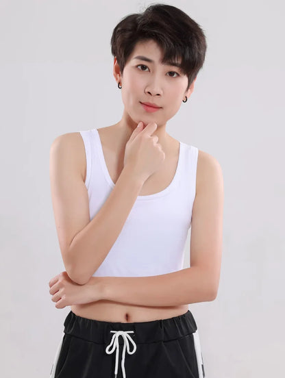 Women’s Flat Chest Binder – Bandage Pullover Corset Tank Top for Transgender, Lesbian & Transgender Underwear