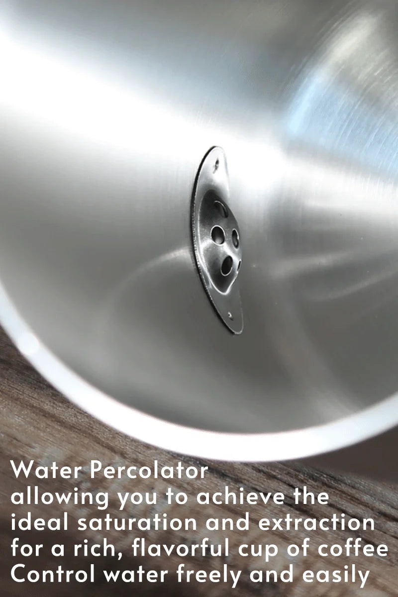 304 Stainless Steel 600ml Gooseneck Kettle — Long Spout Espresso Coffee Maker Teapot for Barista Tools