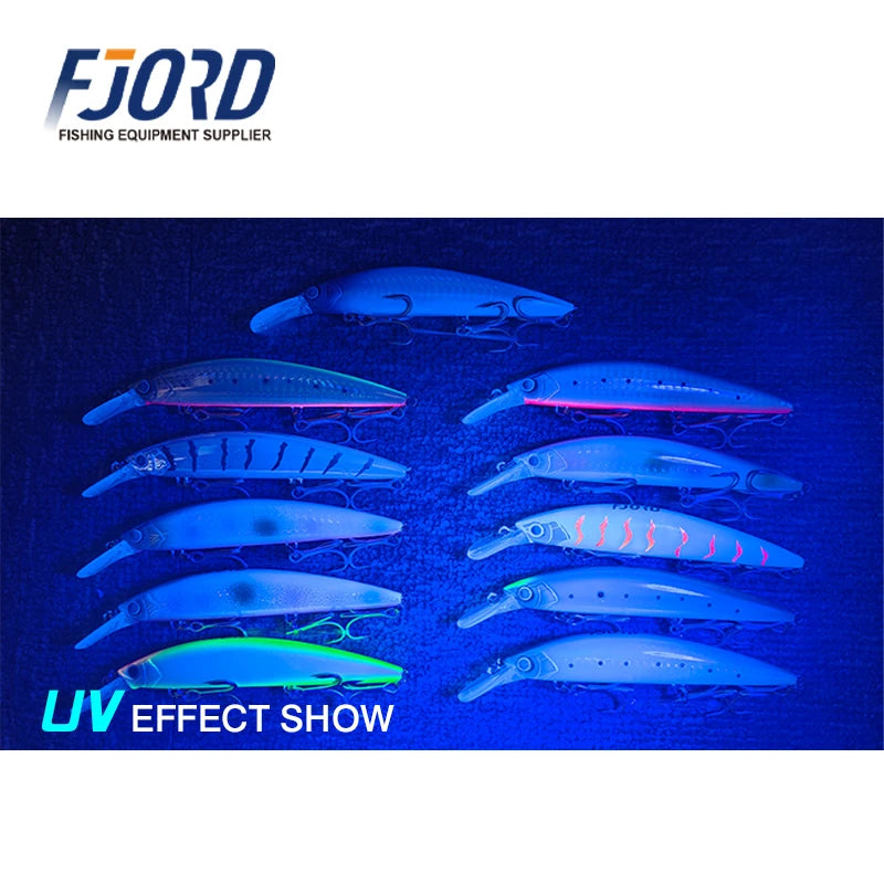 FJORD Heavy Sinking Minnow Fishing Lures – 110S 37g, 90S 29g, 70S 17g Saltwater & Freshwater Jerkbait