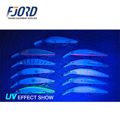 FJORD Heavy Sinking Minnow Fishing Lures – 110S 37g, 90S 29g, 70S 17g Saltwater & Freshwater Jerkbait